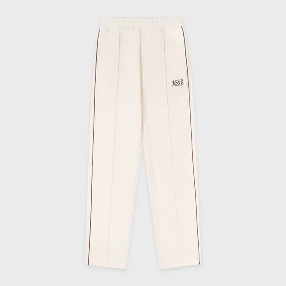 Sporty & Rich Action logo Track Pants - Milk/Cocoa Large - Picture 1 of 8